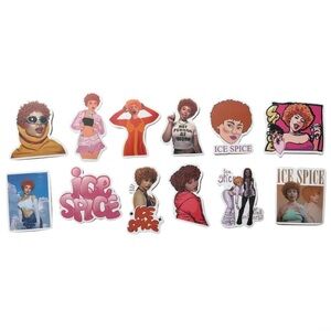 Ice Spice Sticker Pack - 12 stickers